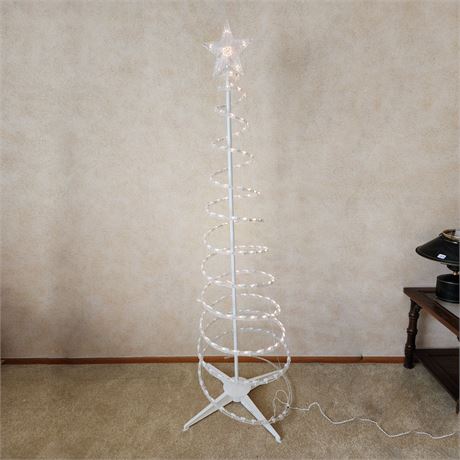 Spiral Light Up Christmas Tree