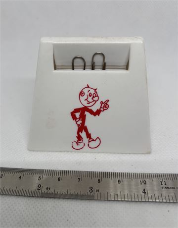 Reddy Kilowatt Paper Clip Holder