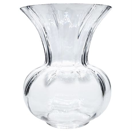 Vintage Wedgwood "Devon" Optic Crystal Flower Vase