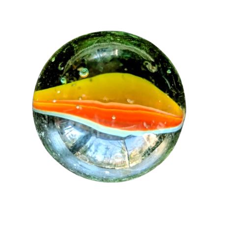 Vintage Marble Transparent Flower Orange Yellow White & More