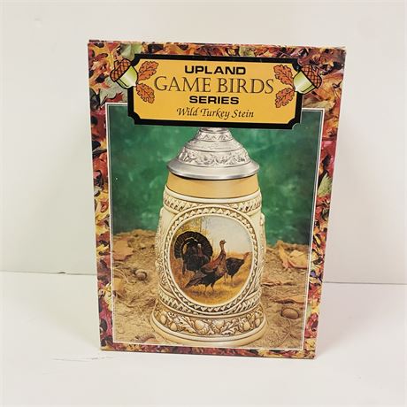 Budweiser Wild Turkey Stein Mint in Orig Box