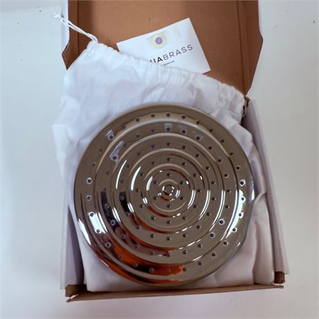 New Aquabrass Chrome Shower Head