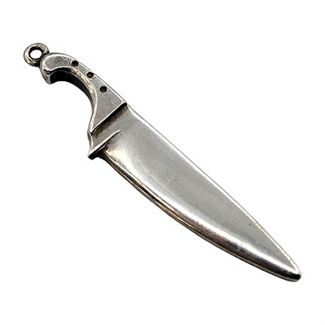 Sterling Silver Chef's Knife Pendant