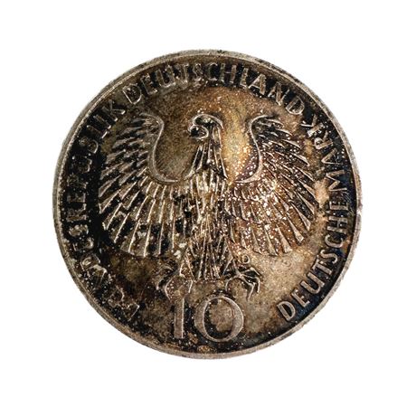 1972 German 10 Dutch Mark XX Olympic Commemorative Coin