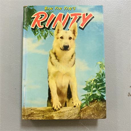 1954 Rin Tin Tin Rinty Book