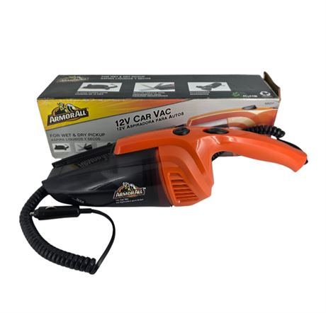 Armor-All Car Vacuum, Wet & Dry