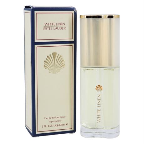 Unused Estee Lauder White Linen 2 Fl. Oz. Eau De Parfum Spray in Original Box
