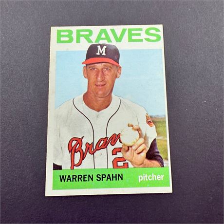 1964 Topps Warren Spahn #400