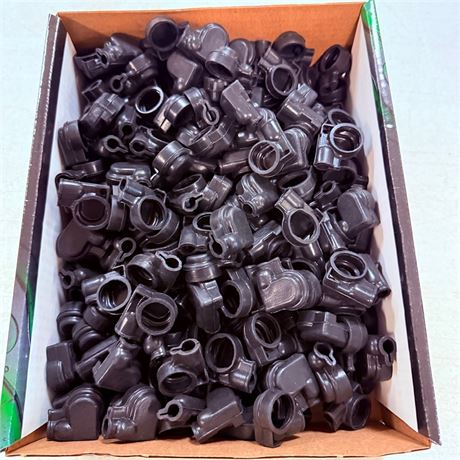 Hundreds of NOS Rubber Coil Caps