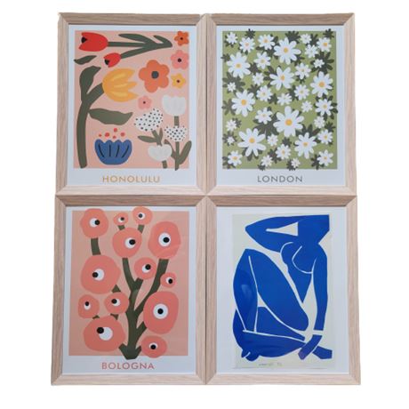 Cities Around the World Flower Garden / Henri Matisse 1952, Nu Bleu III Prints