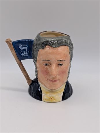 1992 Signed Royal Doulton Toby Mug Jug Sir Henry Doulton Michael Doulton D-6921