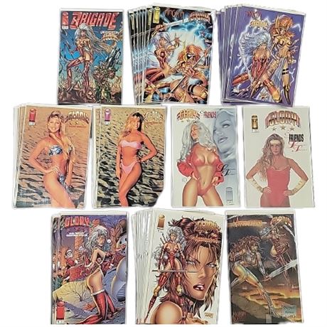 Image "Glory" Comic Book Lot, Incl. Swimsuit/Lingerie (Some Multiples/Variants)