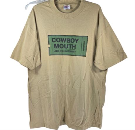 Cowboy Mouth, XL T-shirt with Postcard