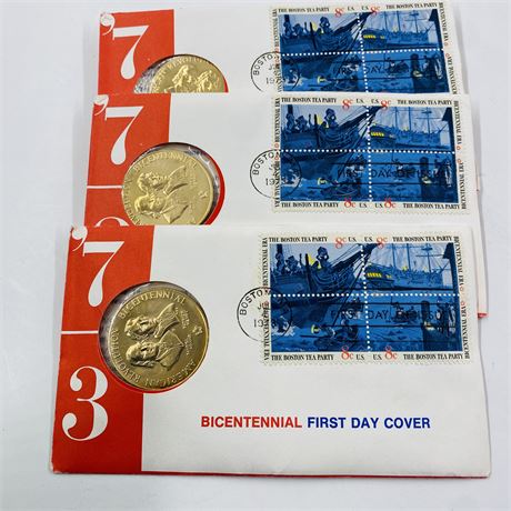 3 - 1973 First Day Covers