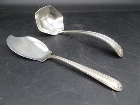 STERLING LADLE & PIE & CAKE SERVER