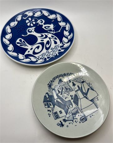 Nymolle plate and royal Copenhagen Mother’s Day plate