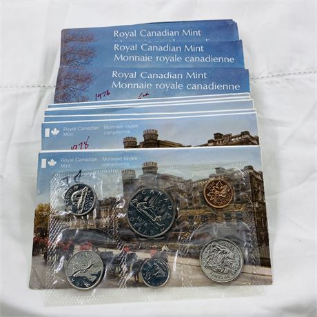 15x 1978 Canada Mint Sets