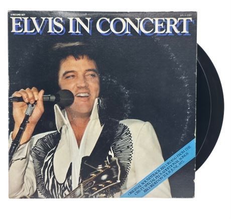 1977 Elvis Presley "Elvis In Concert" 2 LP Set