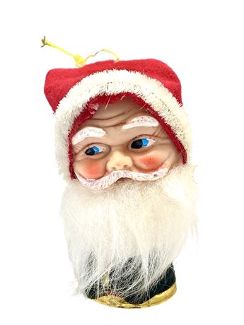 Vtg Santa Head Bell - Japan