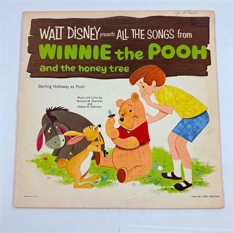 Winnie the Pooh Vinyl Record
