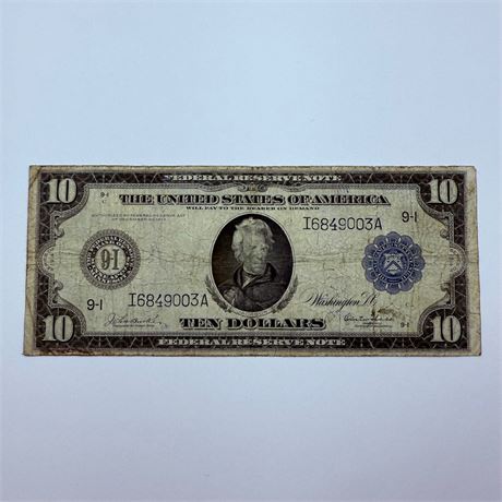 1914 $10 Federal Reserve Note Minneapolis