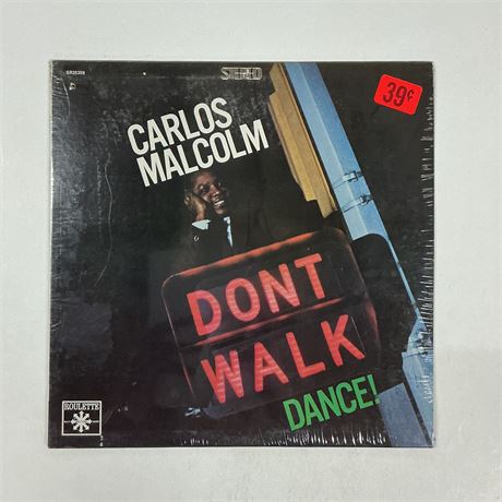 Carlos Malcolm Don’t Walk, Dance! Sealed Vinyl Record
