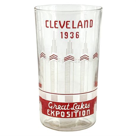 Vintage Cleveland 1936 Hi-Ball Glass