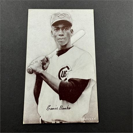 1947-66 Exhibit Ernie Banks #12