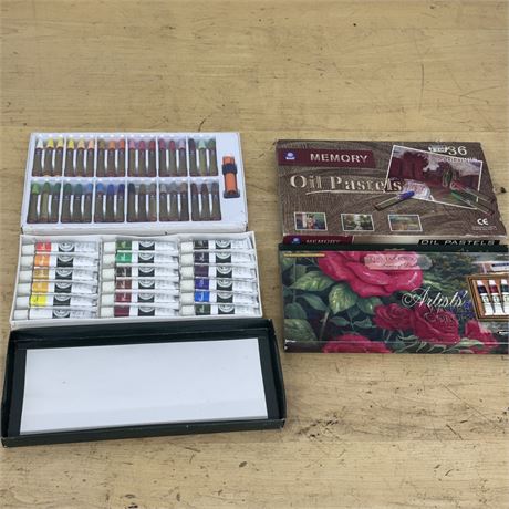 Oil Pastels & Water Colors