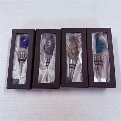 Venezia Blown Glass Wine Stoppers