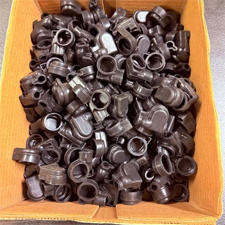 Hundreds of NOS Rubber Coil Caps
