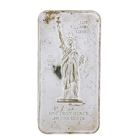 New Millennium Group Franklin Mint 1 oz .999 Fine Silver Ingot