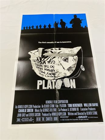 Platoon Original 27x41 Movie Poster