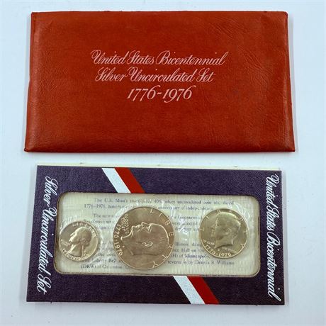 1976 Bicentennial Silver Uncirculated Set