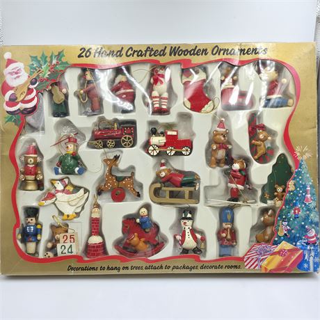 VTG Wood Ornaments