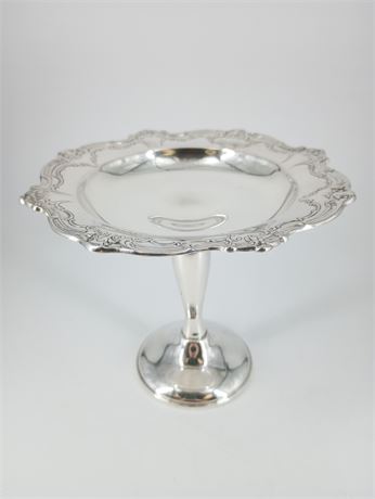 Vintage Gorham Silverplated Compote, Chantilly Pattern