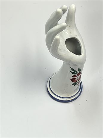 Hand shaped and painted display