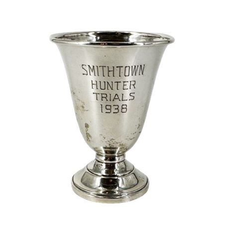 El Sil Co Sterling Silver Mini Tournament Cup "Smithtown Hunter Trials 1938"