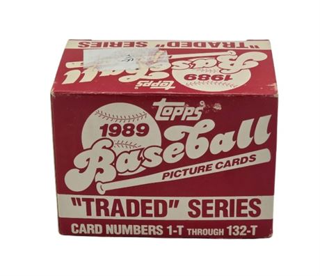 Topps 1989 Baseball Cards, "Traded" Series