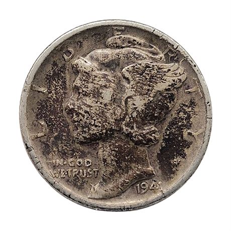 1941 Mercury Dime