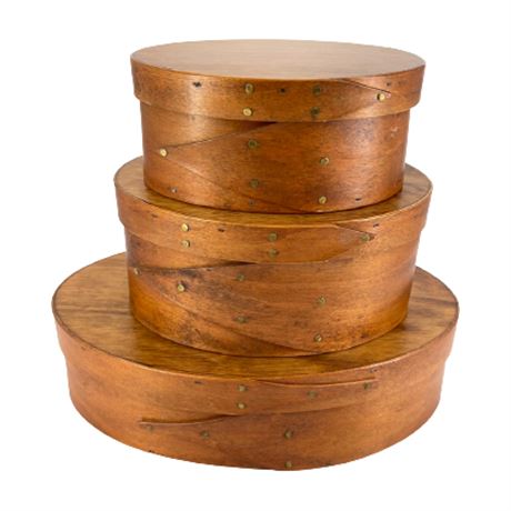 Frye's Measure Mill Shaker Button Boxes
