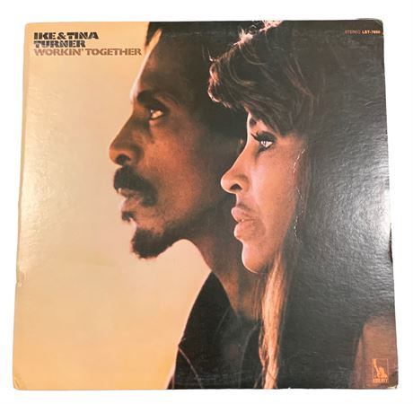 1970s Ike & Tina Turner “Working Together” Vinyl Record