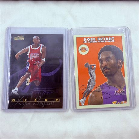 2 Kobe Bryant Cards