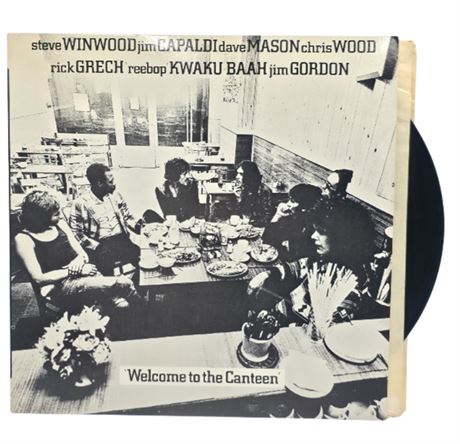 1971 Winwood Capaldi Mason Wood Grech Kwaku Baah Gordon "Welcome to the Canteen"