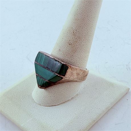 13.1g Vintage Mexico Sterling Ring Size 12