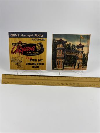 Cleveland Landmark Drink Coasters