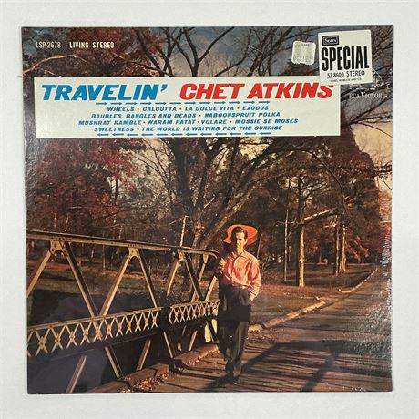Chet Atkins Travelin’ Sealed Vinyl Record