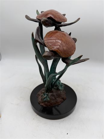 SPI Gallery Lagoon Encounter Double Turtle Sculpture