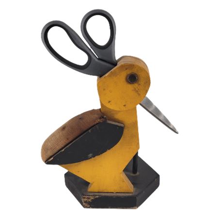 Antique Duck Scissor Holder