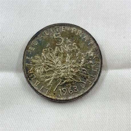 BU 1963 France 5 Franc